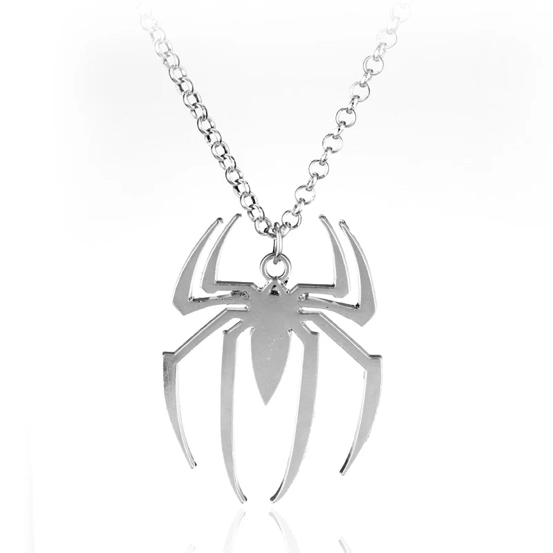 Vintage Spider Pendant Necklace - Gothic Punk Chain