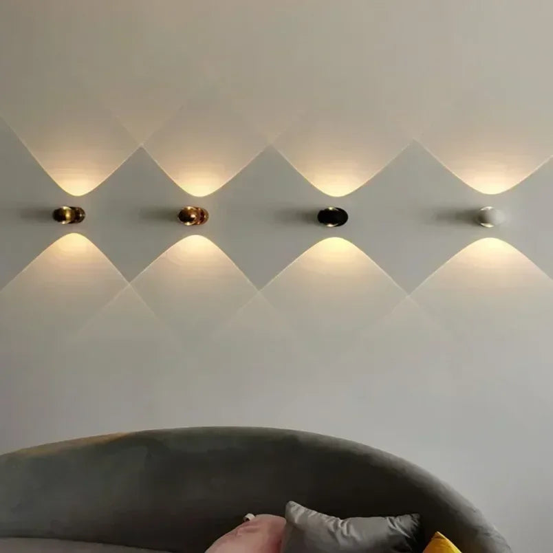 Luxury Glass Wall Sconce - Elegant modern wall lamp with glass decoration