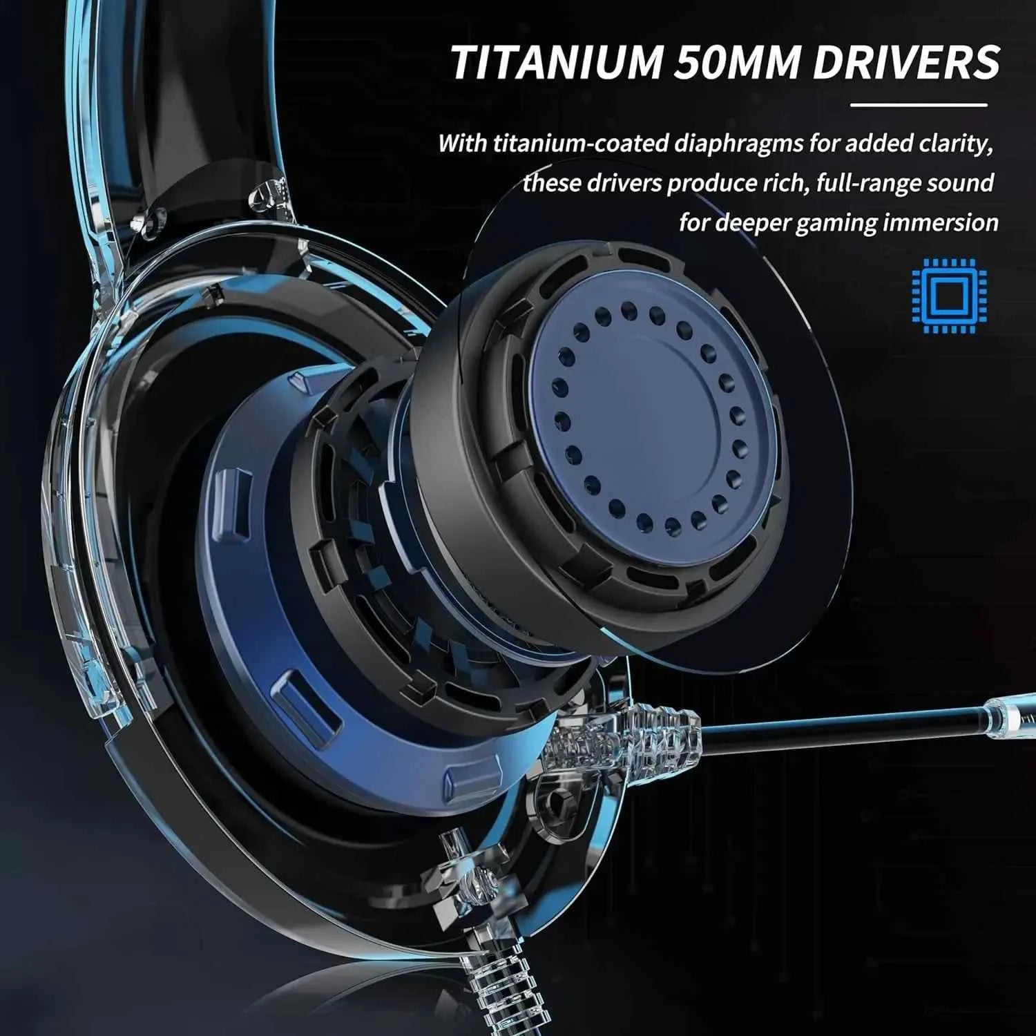 Gaming Headset with Mic for PC PS5 PS4 Xbox one Switch, Wired Gamer Headphones Over-Ear Headphones