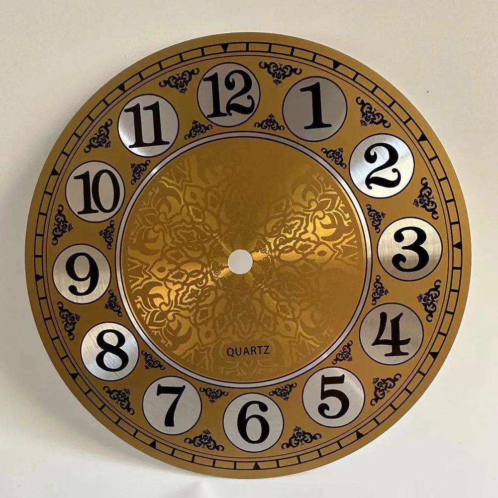 Premium Aluminium Clock Dial - 180mm Arabic Numerals