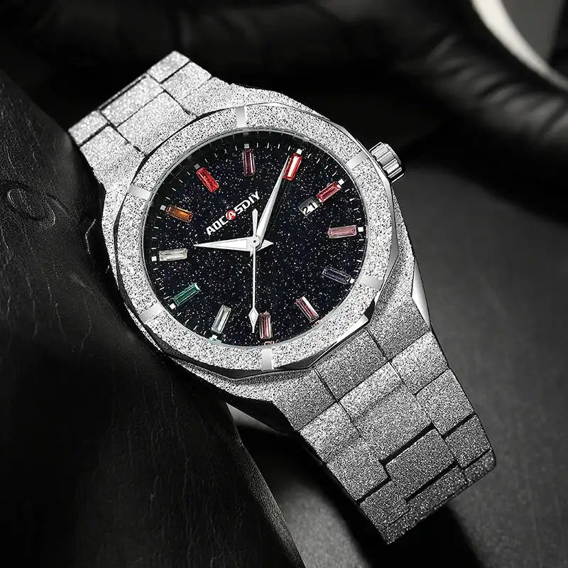 Elegant Men's Quartz Business Watch - Auto Date & Luminous