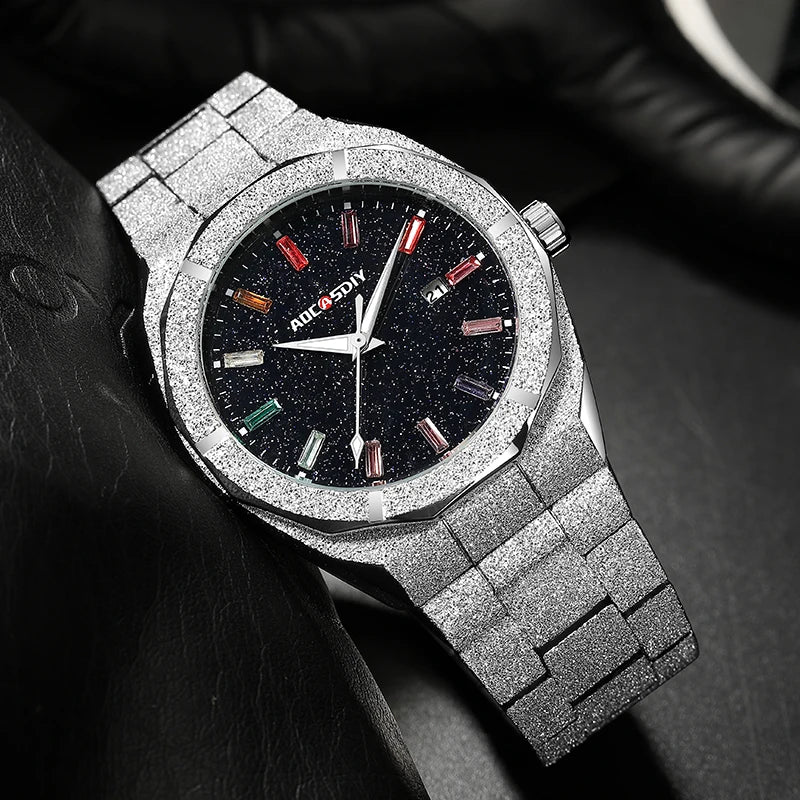 Elegant Men's Quartz Business Watch - Auto Date & Luminous