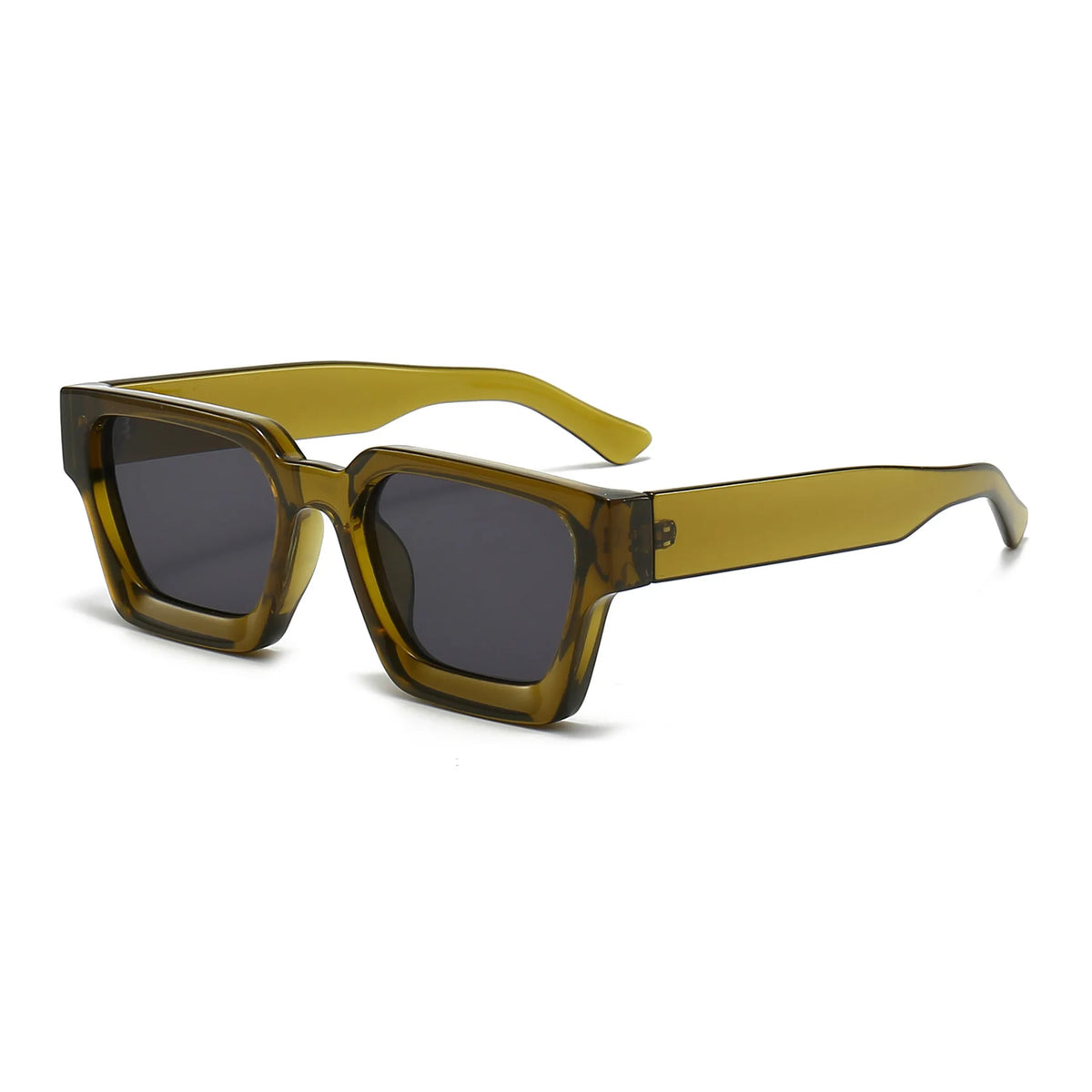 Designer Square Frame Sunglasses - UV400 Retro Shades