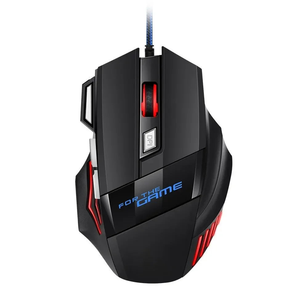 Premium Ergonomic Gaming Mouse - RGB Backlit 7D Esports Wired