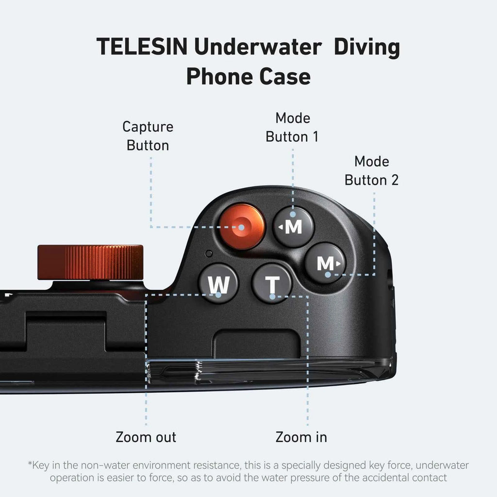 Professional Waterproof Phone Case - 20m Underwater Diving Grip