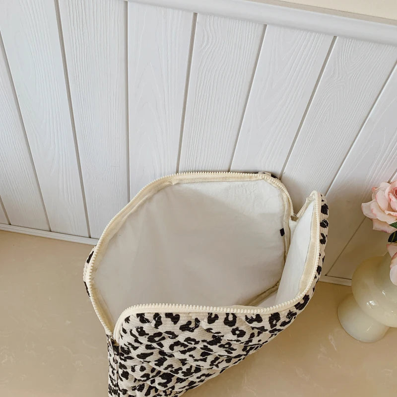 Premium Leopard Print Laptop Sleeve - Fits 11-15 Inch Laptops