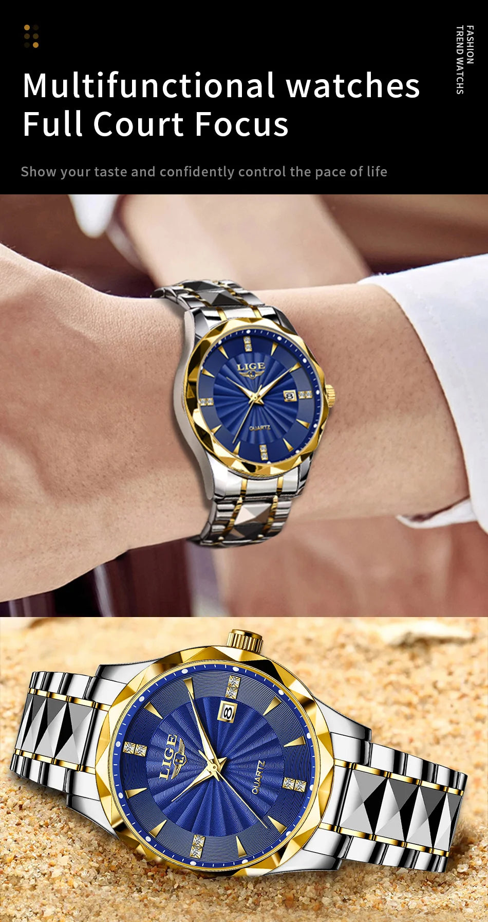 Elegant Women's Luxury Quartz Watch - Waterproof & Luminous