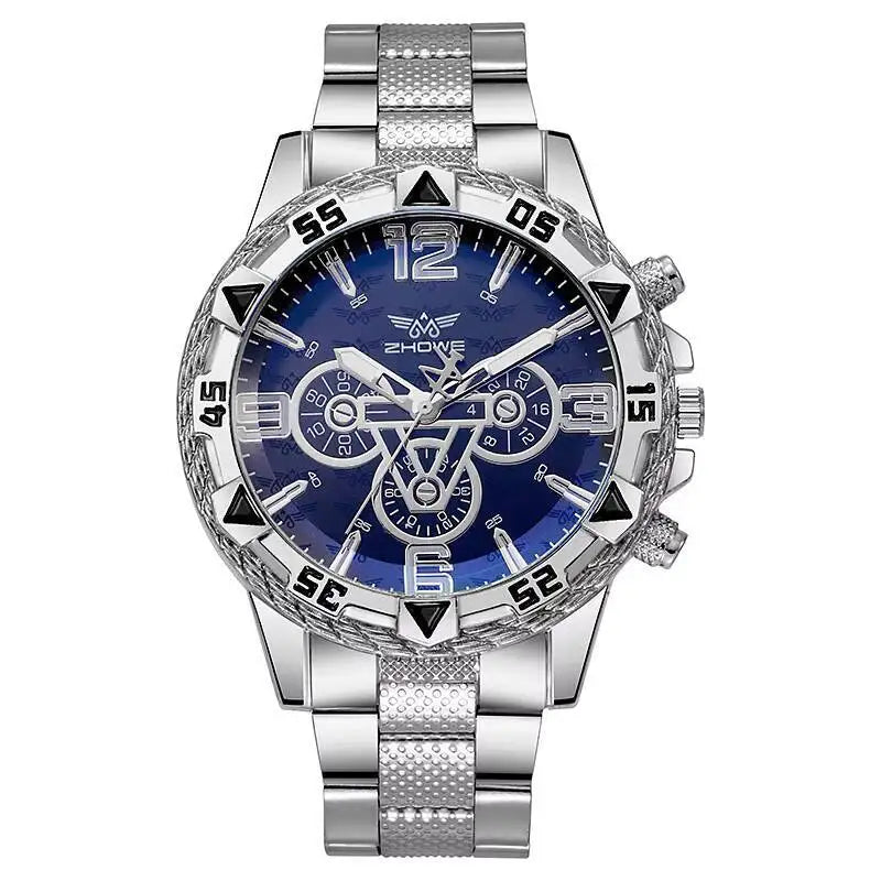 Elegant Men's Business Quartz Watch - Large Dial
