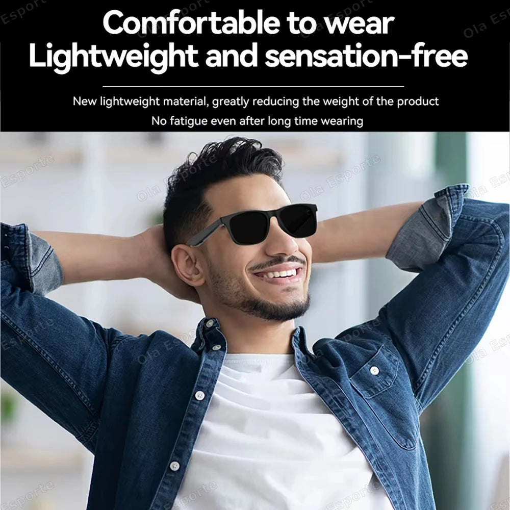 Smart Audio Glasses - Bluetooth Sunglasses & Voice Assistant
