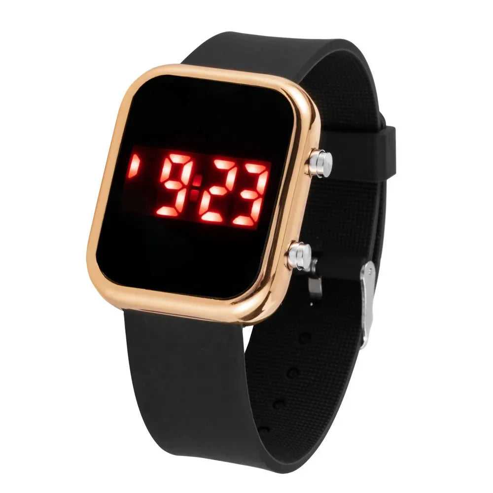 Elegant Digital Sports Watch - Luminous LED Display