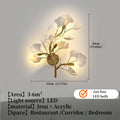 Luxury Gold Ginkgo Leaf Wall Sconce - Modern LED Wall Light