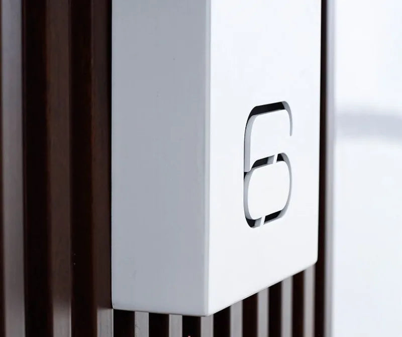 Elegant Modern Wood Silent Clock - Date & Temp Display