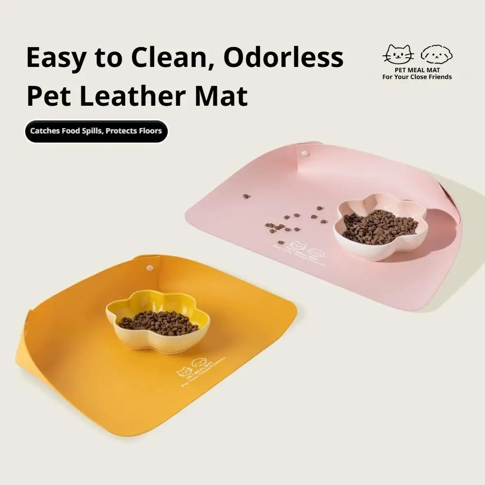 Premium Waterproof Pet Feeding Mat - Anti-Spill & Non-Slip