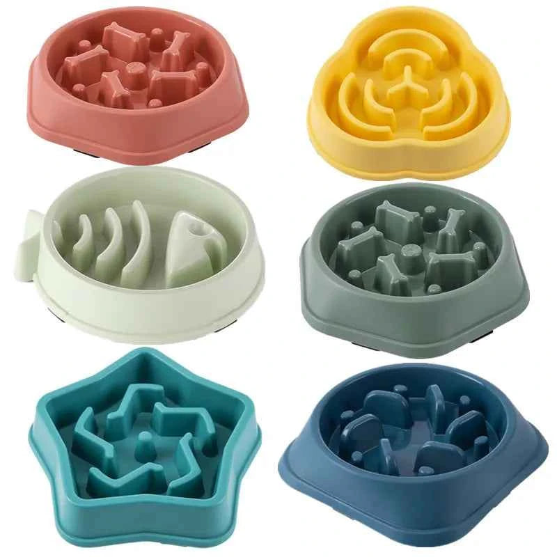 Premium Pet Slow Feeder Bowl - Healthy Eating Solution