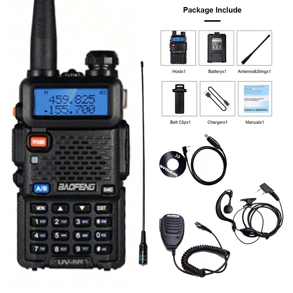 Professional Long Range Two Way Radio - Dual Band Handheld