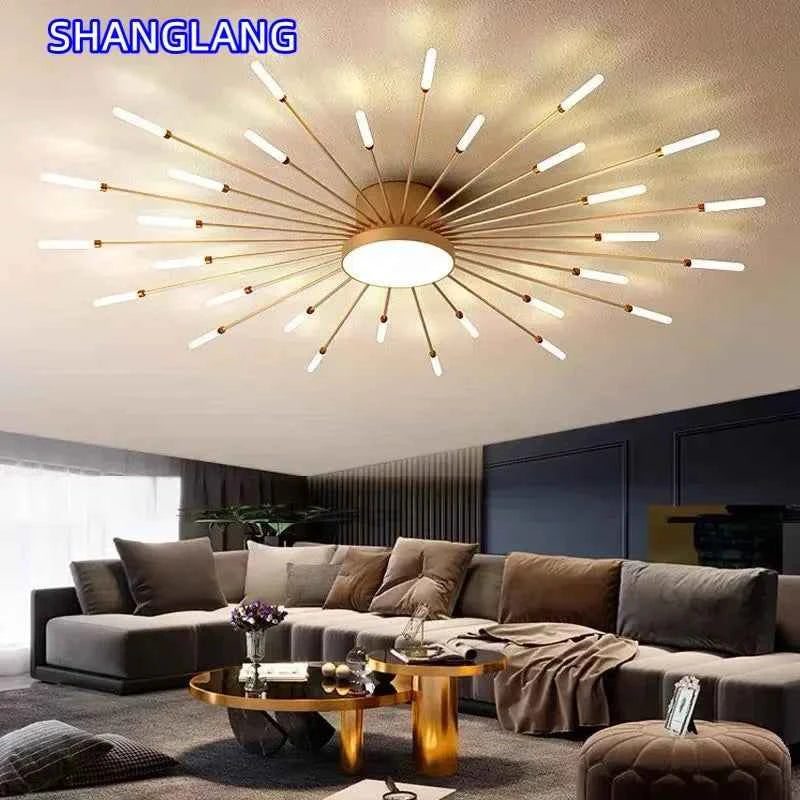Luxury Modern LED Chandelier - Elegant Ceiling Light Fixture
