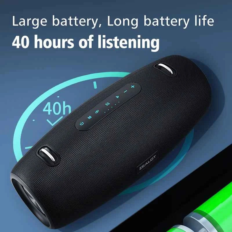 Portable Bluetooth Speaker - 60W Deep Bass & Loud Wireless Audio