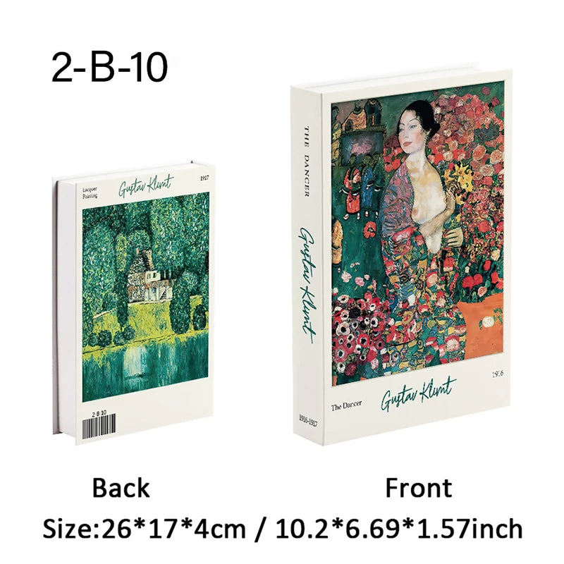 Elegant Luxury Decorative Books - Van Gogh Monet Picasso Series
