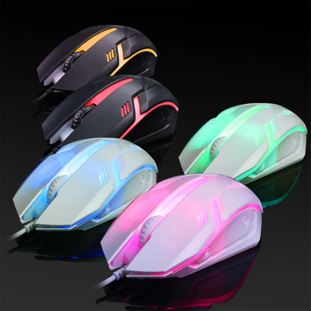 Premium Luminous Gaming Mouse – Ergonomic Wired Backlit USB