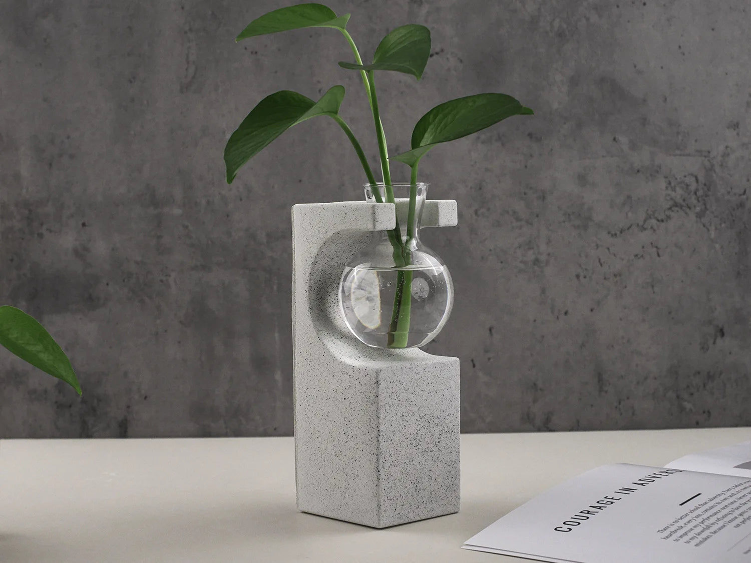 Silicone Vase Mold for DIY Epoxy Resin, Plaster, and Cement Hydroponic Planters - Tulique