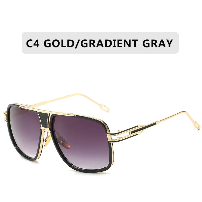Vintage Retro Square Sunglasses - Premium Designer Shades