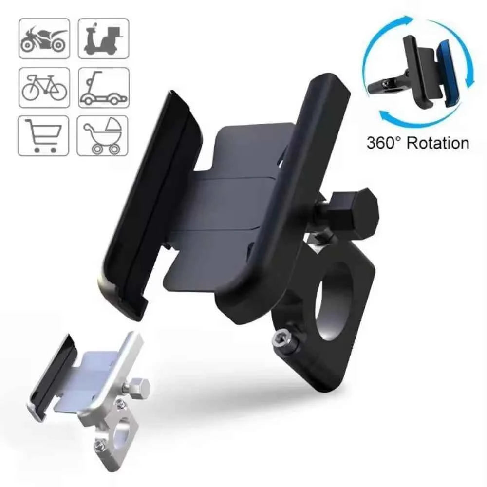 Premium Aluminum Phone Holder for Bike - Secure Universal Mount