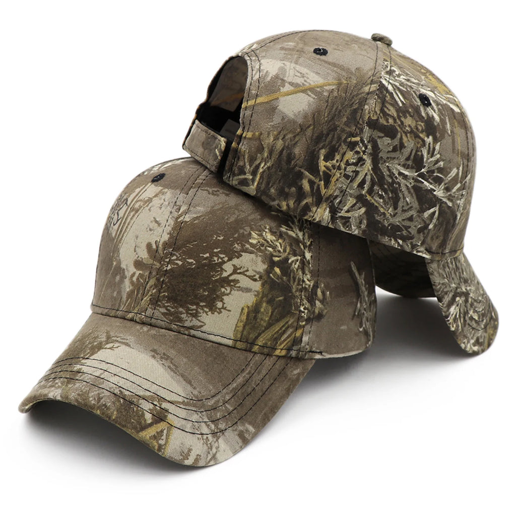 KOEP Jungle Reed Water Grass Camouflage Baseball Caps Dad Snapback Outdoor Fishing Cap With Bulrush Leaves Design For Hunting - Tulique