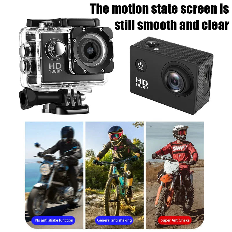 Professional 4K Action Camera - Waterproof Outdoor Video Recorder