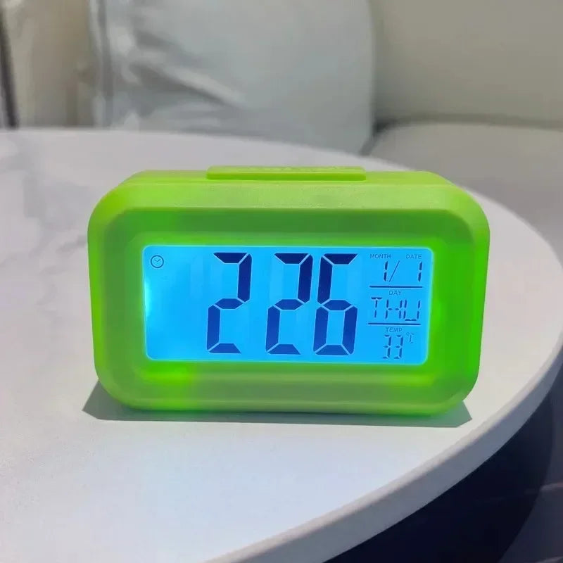 Premium Digital Alarm Clock - LED Multifunction Desktop Display