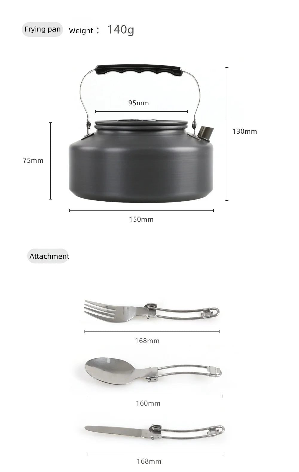 Premium Portable Camping Cookware Set - Durable Outdoor Gear