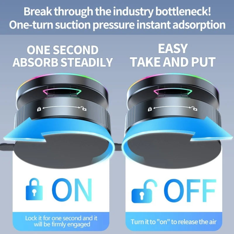 Premium Magnetic Wireless Car Charger Mount - 360° Rotatable