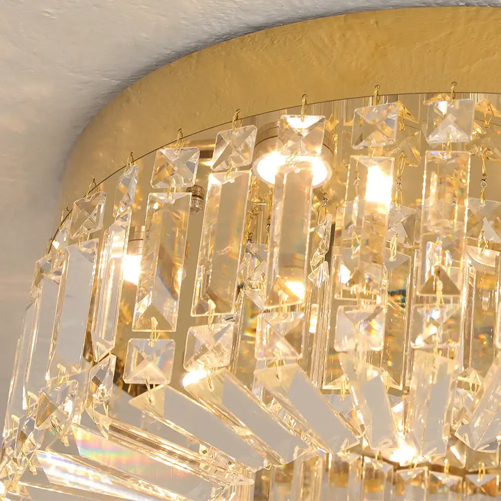 Elegant Modern Crystal Chandelier - LED Ceiling Light