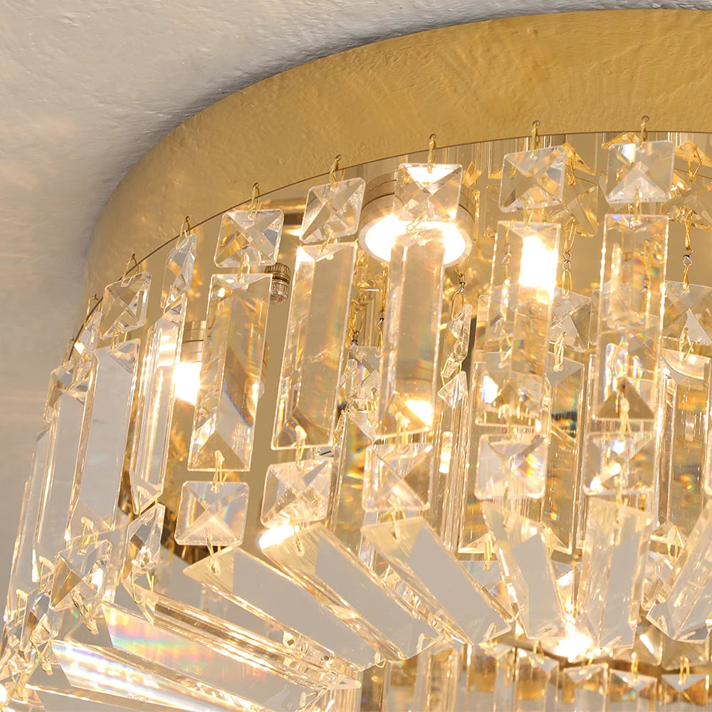 Elegant Modern Crystal Chandelier - LED Ceiling Light