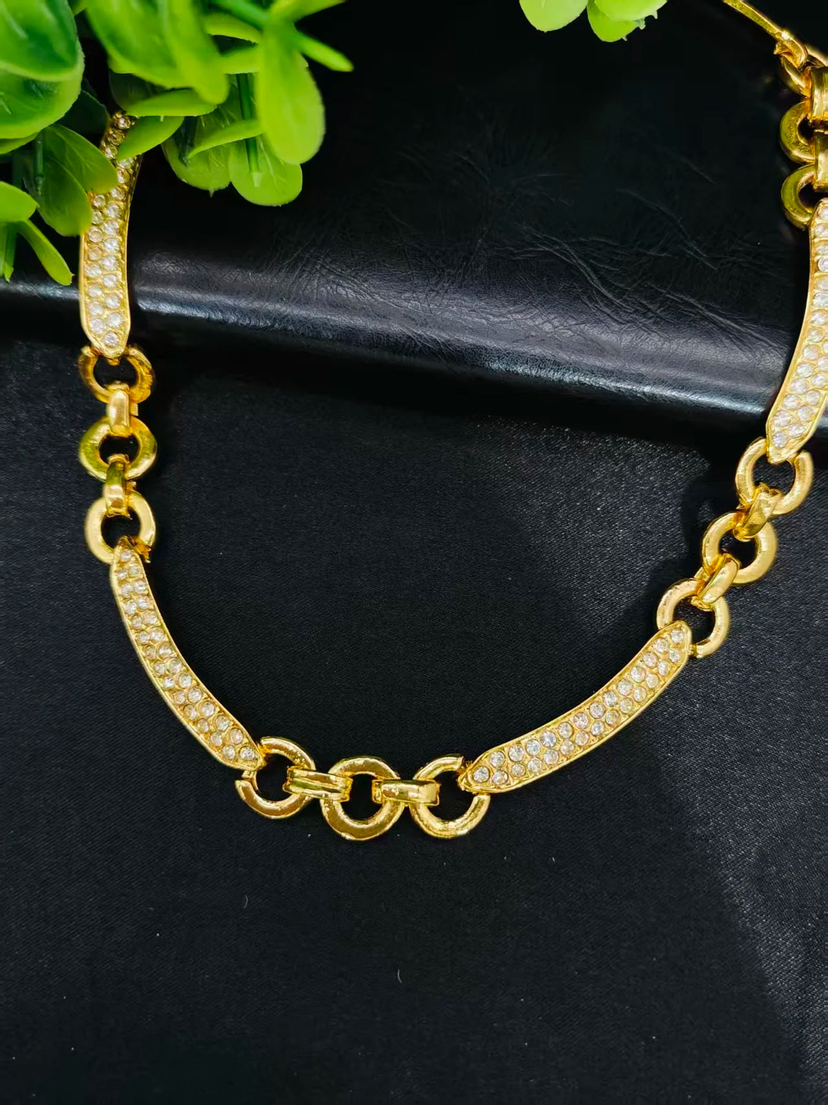 Luxury 24K Gold Plated Dubai Jewelry Set - Necklace & Earrings