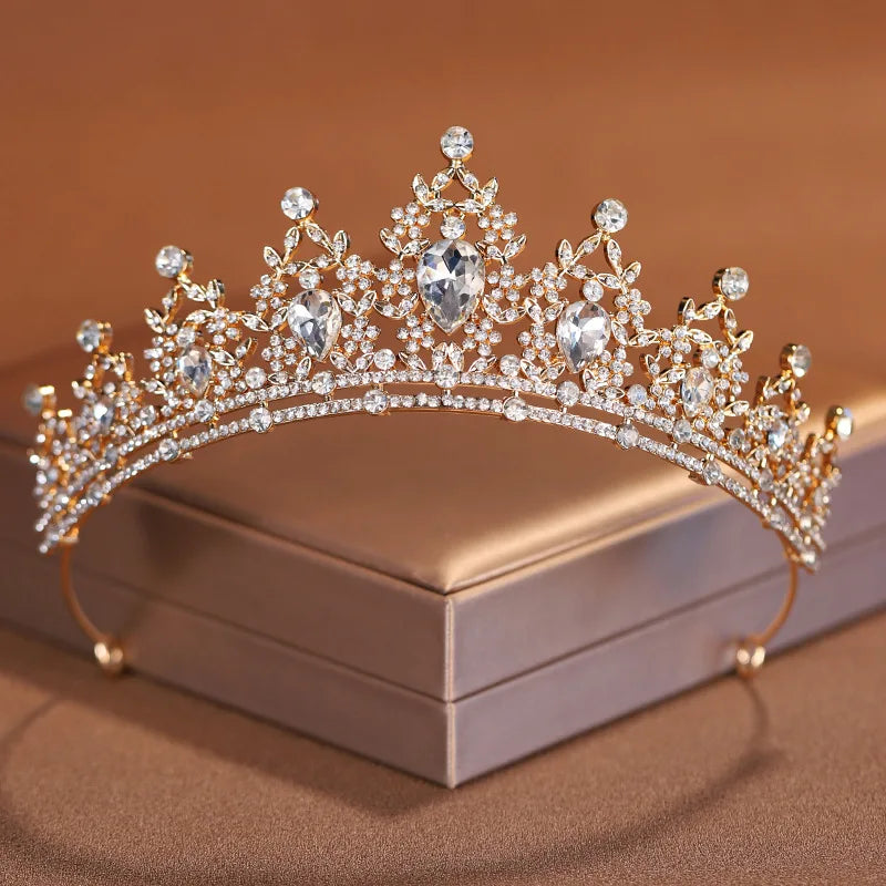 Luxury Bridal Tiaras and Crowns - Elegant Princess Headpiece