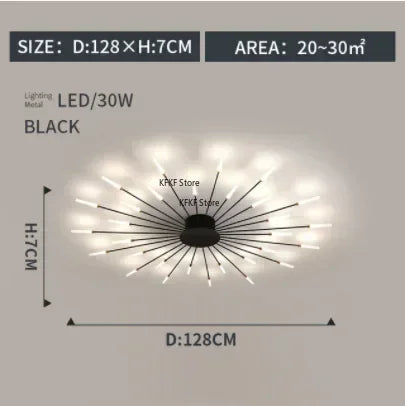 Luxury Modern LED Chandelier - Elegant Ceiling Light Fixture