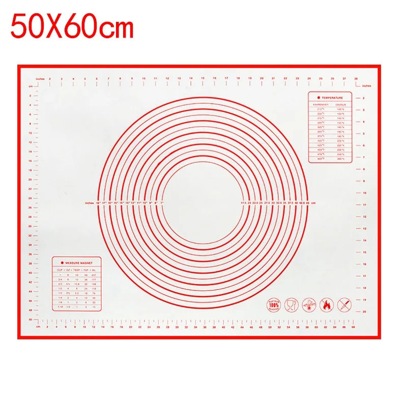 Professional Silicone Baking Mat - Non-Stick Dough Pad