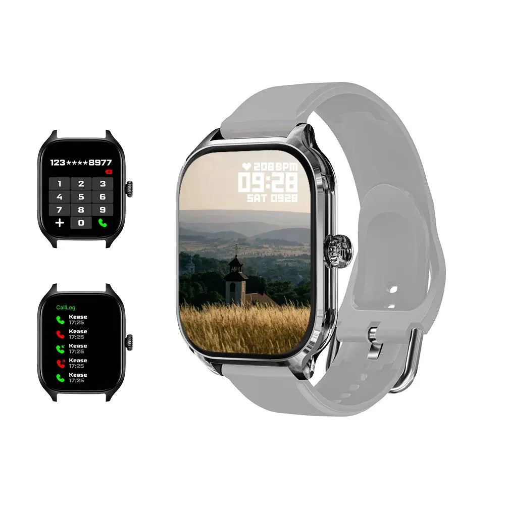 Smart Watch with 2.01 Inch HD Display & Bluetooth Calling