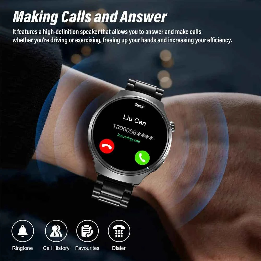 Premium Men's Smart Watch - HD Display & Bluetooth Calling