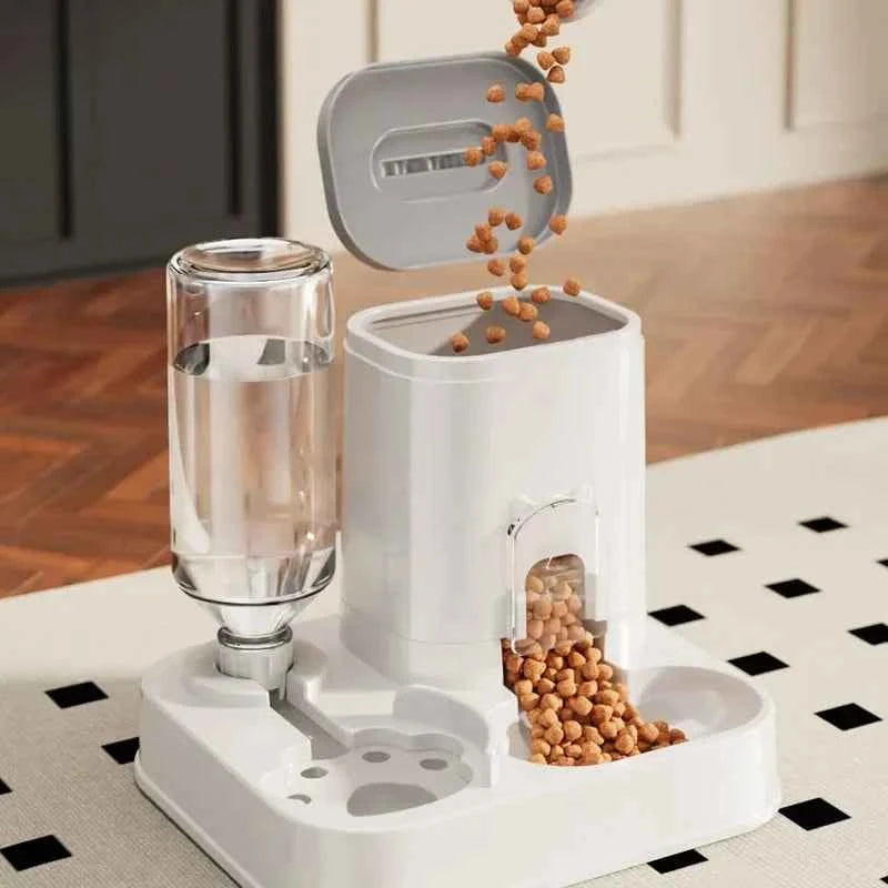 Premium Automatic Pet Feeder & Water Dispenser - Large Capacity
