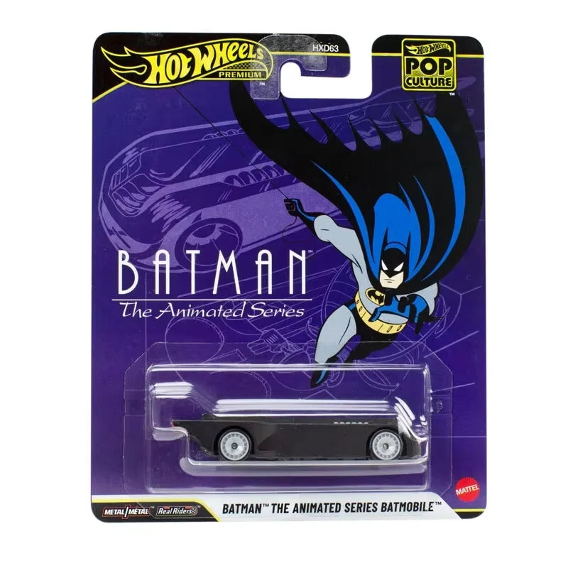 Premium Batman Diecast Car - 1:64 Scale Animated Series Batmobile