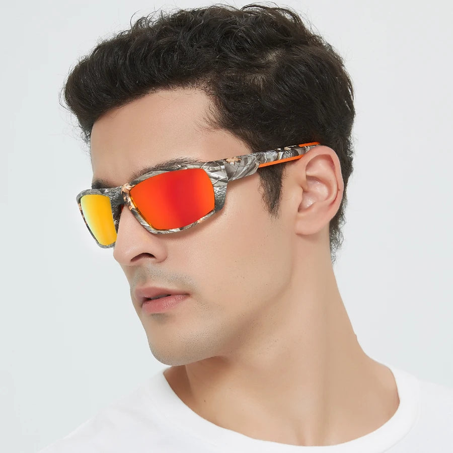 Vintage Fashion Sport Sunglasses Men Women Fishing Running Cycling Mountaineering Sun Glasses Unisex Eyewear - Tulique