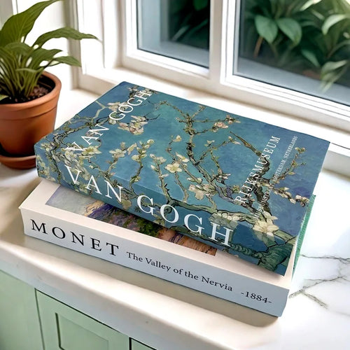 Elegant Luxury Decorative Books - Van Gogh Monet Picasso Series