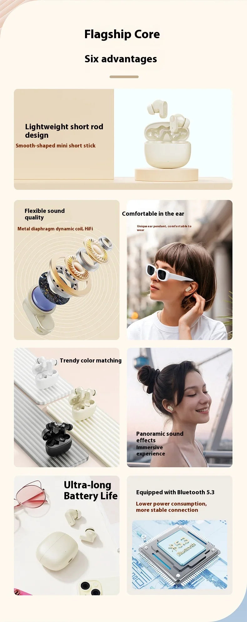 Premium Sports In-Ear Headphones - Waterproof & Enhanced Sound