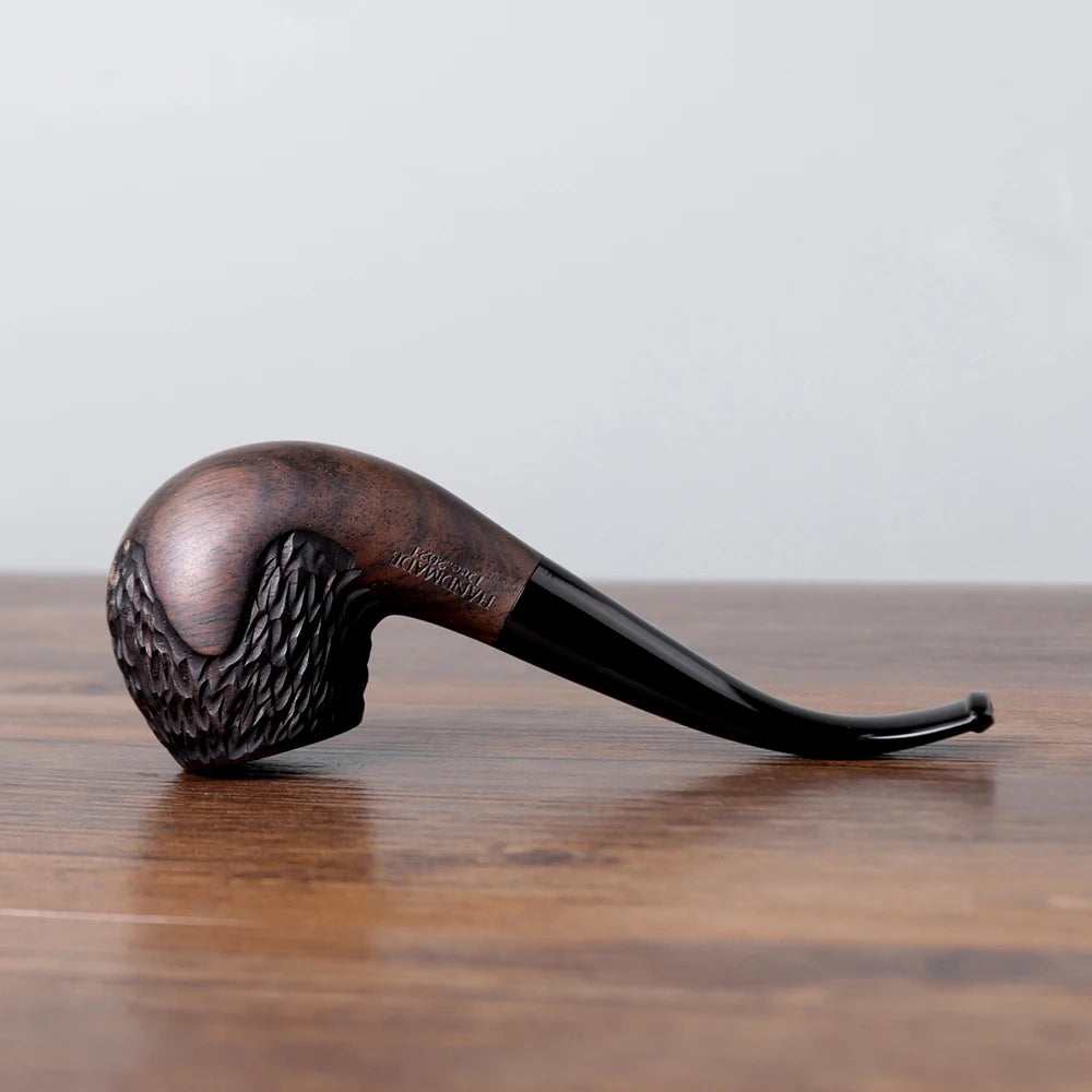 Premium Sherlock Holmes Hand-Carved Tobacco Pipe