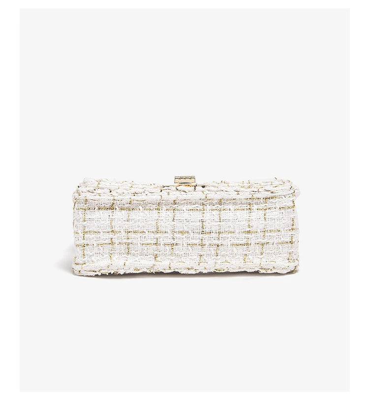 Elegant Chain Shoulder Bag - Sequined Embellishments