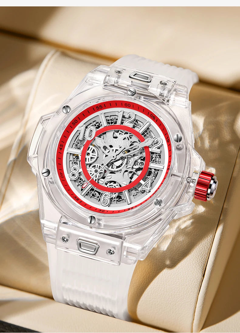 Premium Men's Automatic Luxury Watch - Waterproof & Fashionable