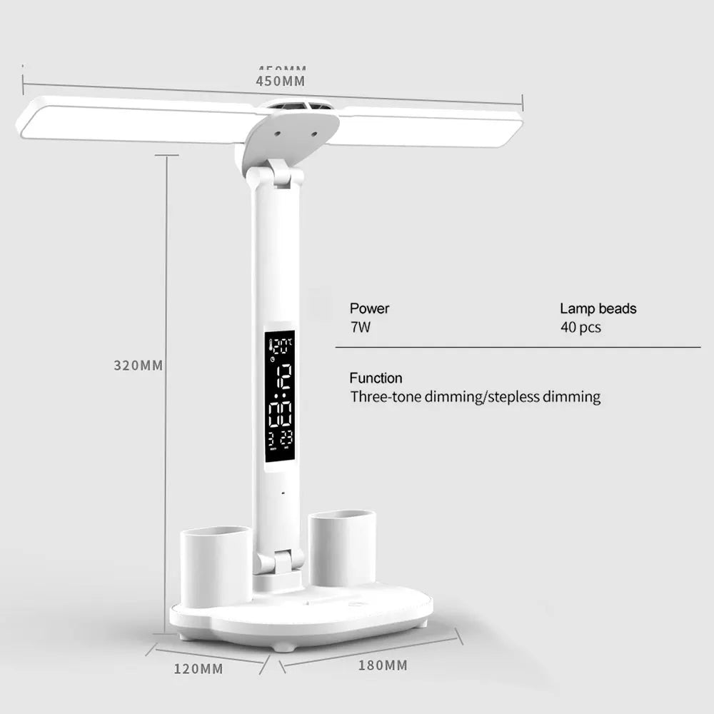 Premium LED Desk Lamp - Multifunction with Pen Holder