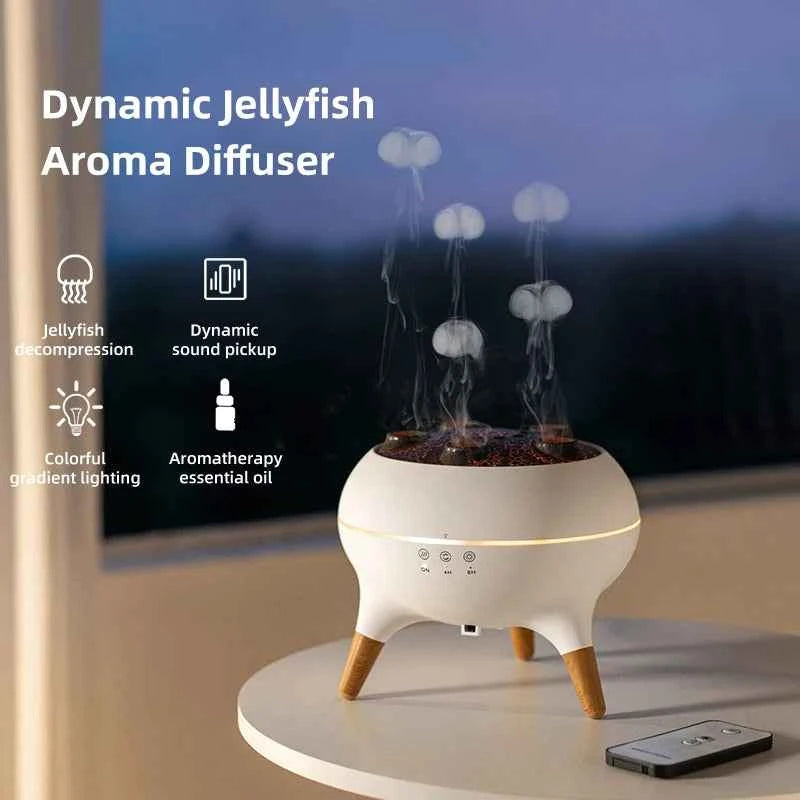 Elegant Jellyfish Humidifier - Ultrasonic Aromatherapy Diffuser