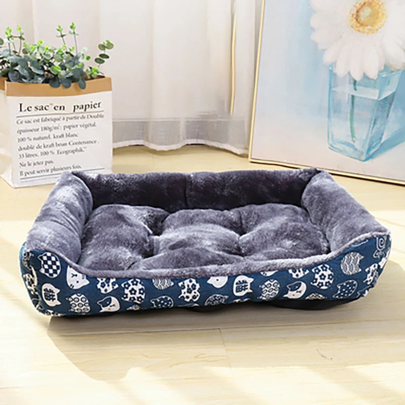Premium Pet Dog Bed Sofa - Cozy Winter Warmth